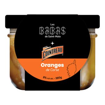 Baba Cointreau à l'Orange 380g - Babas St Malo