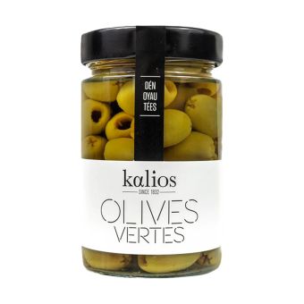 Olives Vertes Dénoyautées 310g - Kalios