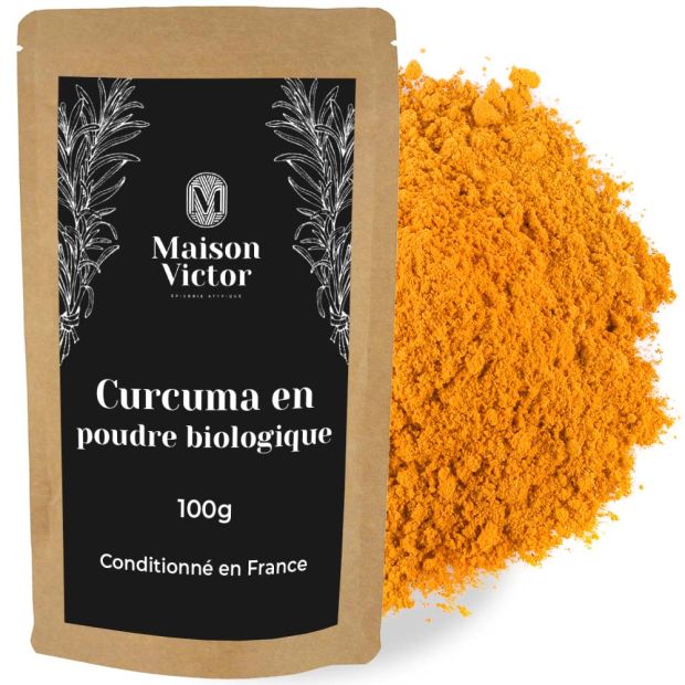 Curcuma en poudre biologique