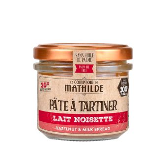 Pâte à tartiner Lait Noisette 100g - Comptoir de Mathilde