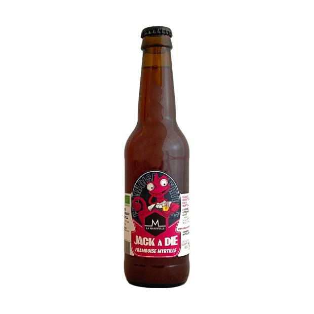 Jack a Die Framboise Myrtille 33cl - La Manivelle