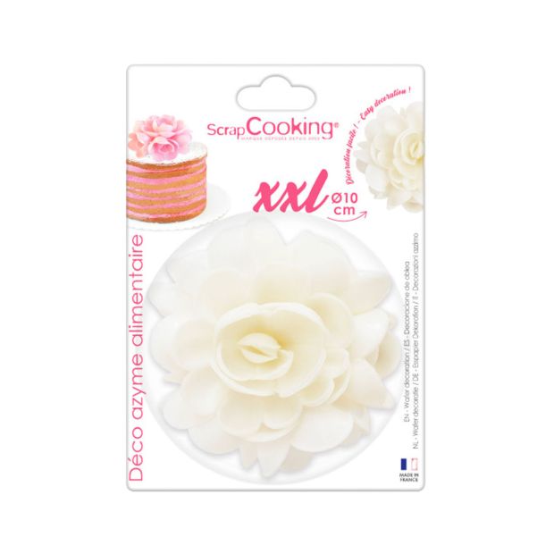 Fleur Azyme Blanche XXL - Scrapcooking