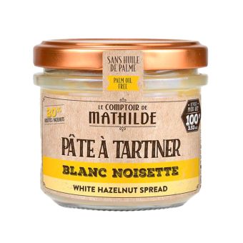 Pate à tartiner Blanc Noisette 100g - Comptoir de Mathilde