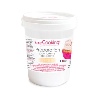 Préparation Crème au Beurre Vanillée 200g - Scrapcooking