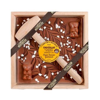 Chocolat à Casser au Lait Oscar Ourson Guimauve 400g - Comptoir de Mathilde