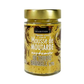Mousse de Moutarde aux Brisures de Truffe Brumale 160g - Savor & Sens