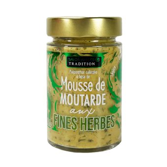 Mousse de Moutarde aux Fines Herbes 160g - Savor & Sens