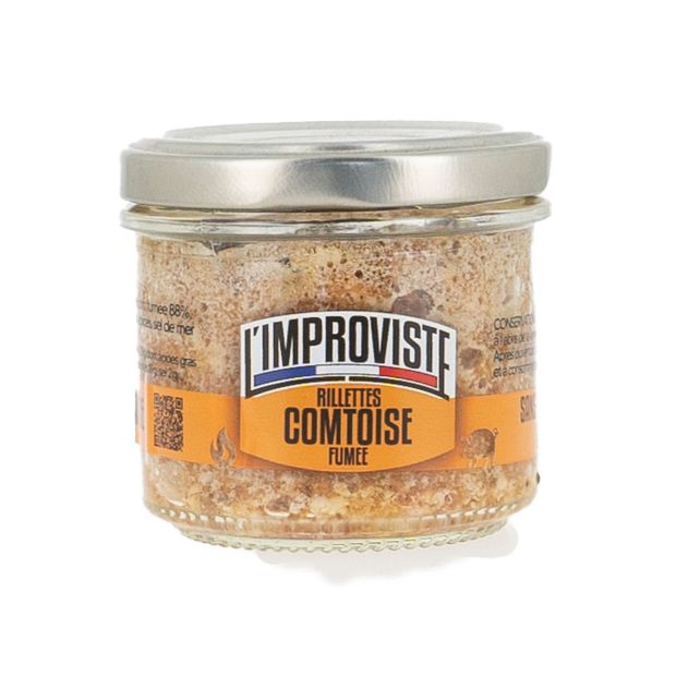 Rillettes Comtoise Fumée 95g - L'improviste