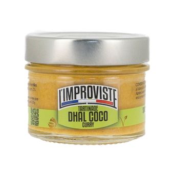 Tartinade Dhal Coco Curry 95g - L'improviste