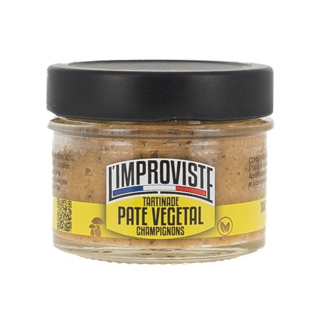 Tartinade Pate Vegetal Champignons 95g - L'improviste