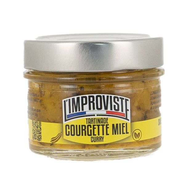 Tartinade Courgette Miel Curry 95g - L'improviste