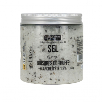 Fleur de sel à la truffe d'été 100gr - Épices, sels & poivres