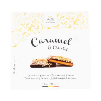 Caramel Chocolat Noir et Sésame 200g - Dolfin