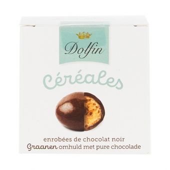 Céréales Enrobées de Chocolat Noir 115g - Dolfin