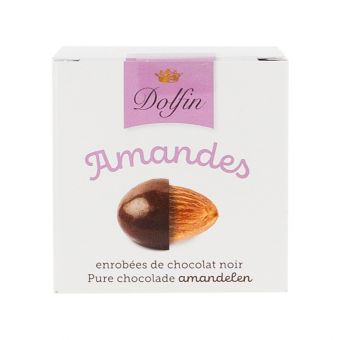 Amandes Enrobées De Chocolat Noir 115g - Dolfin