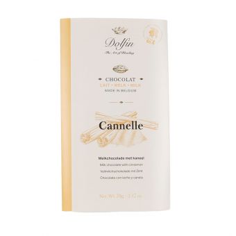 Tablette Chocolat au Lait 37% Cannelle 70g - Dolfin