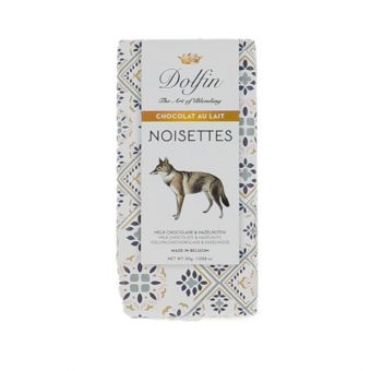 Tablette Chocolat au Lait 37% Noisettes 30g - Dolfin