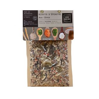 Risotto d'épeautre Farro aux cèpes 250 g - Esprit Sous-Bois