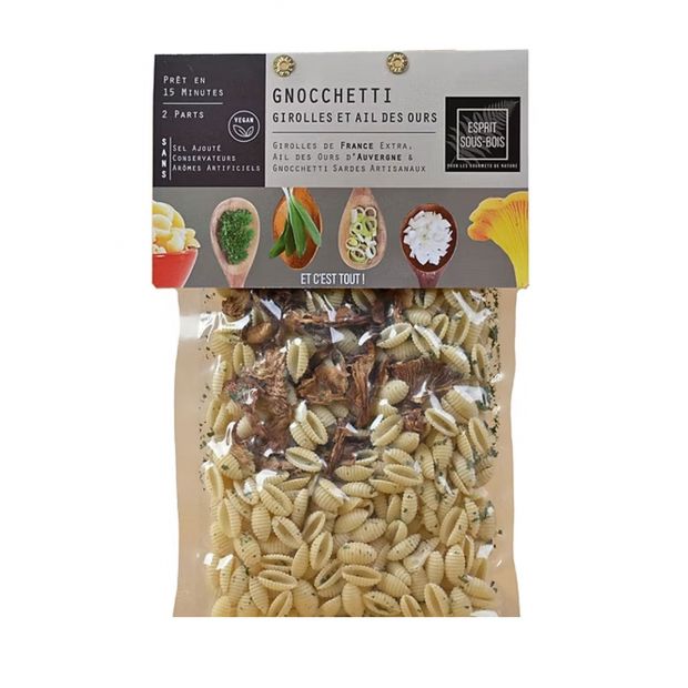 Gnocchetti Girolles et Ail des Ours 160 g - Esprit Sous-Bois