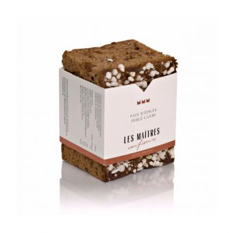 Pain d'épices perle candi 220g - Les Maîtres