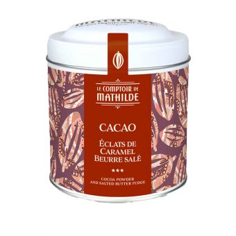 Cacao Eclats De Caramel Beurre Salé 230 g - Comptoir de Mathilde