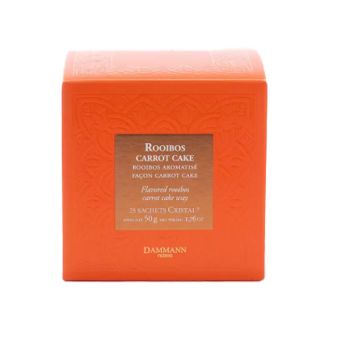 Rooibos Carrot Cake Boite 25 sachets - Dammann Frères