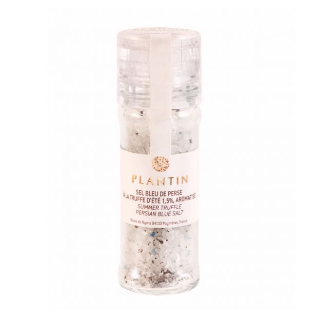 Moulin sel bleu de perse à la truffe d'été 1,5% aromatisé 100g - Plantin