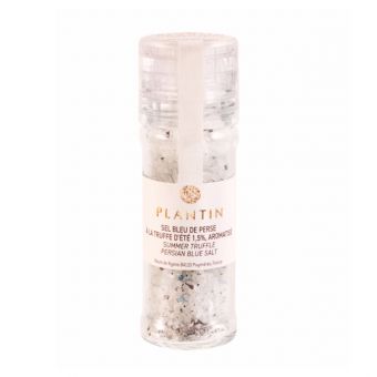 Moulin sel bleu de perse à la truffe d'été 1,5% aromatisé 100g - Plantin