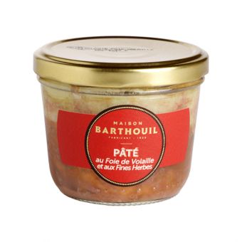 Pâté au Foie de Volaille et Fines Herbes 190 g - Barthouil