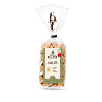 Amandes Chocolat Blond 200 g - François Doucet Confiseur
