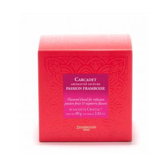 Carcadet passion framboise 20 sachets - Dammann frères