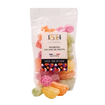 Sachet bonbons salade de fruits 160g - Confiserie 1844 