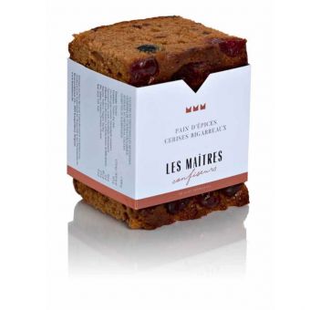 Pain d'Epices Cerises Bigarreaux 220 g - Les Maîtres Confiseurs
