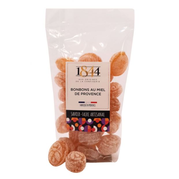 Sachet bonbons miel IGP de Provence 160g - Confiserie 1844
