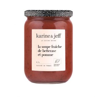 Soupe fraîche de betterave et pomme 500ml - Karine & Jeff