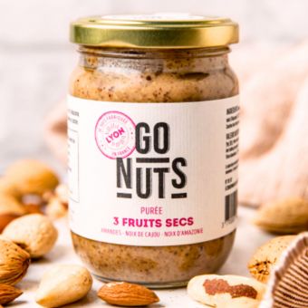 Purée 3 fruits secs 250g - Go Nuts
