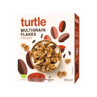 Pétales multigrains chocolat noir 300g - Turtle