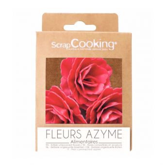 3 roses azyme rouges - Scrapcooking