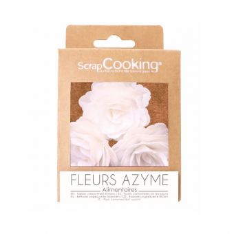 3 roses azyme blanches - Scrapcooking