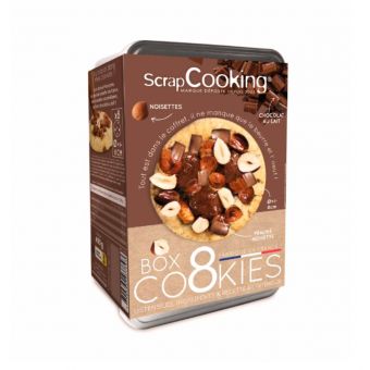 Cookie box chocolat au lait et praliné noisette - Scrapcooking