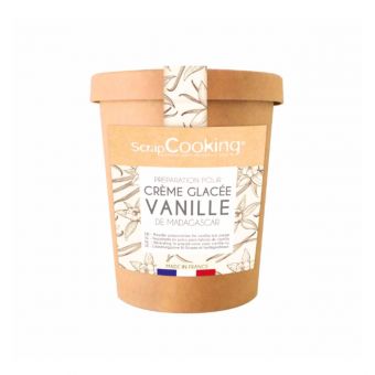 Préparation pour crème glacée vanille Madagascar 145g - Scrapcooking