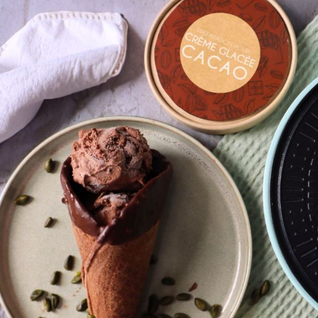 Préparation pour crème glacée cacao 185g - Scrapcooking