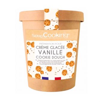 Préparation pour crème glacée vanille cookie 110g - Scrapcooking