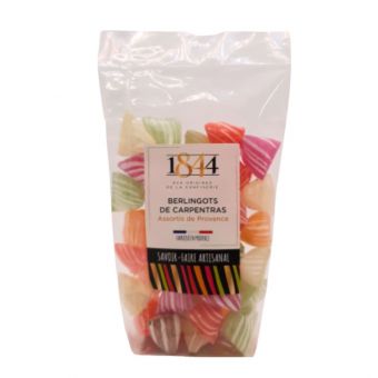 Sachet berlingots de carpentras assortis de Provence 160g - Confiserie 1844