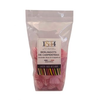 Sachet berlingots de carpentras coquelicot lavande rose 160g