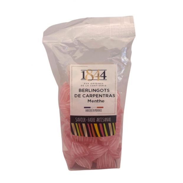 Sachet berlingots de carpentras menthe 160g - Confiserie 1844