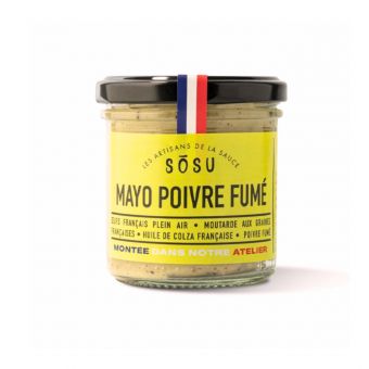 Sauce mayonnaise poivre fumé 140g - Sosu