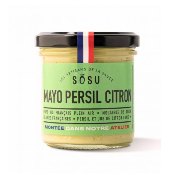 Mayonnaise citron et persil 140g - Sosu