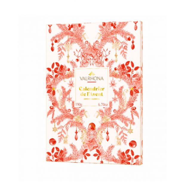 Calendrier de l'avent Noël 190g - Valrhona