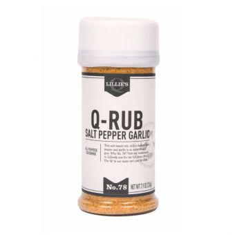 Rub salt pepper garlic 224g - Lillie's Q